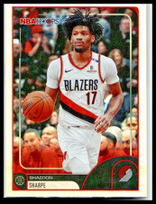 2025–26 Topps Hoops Basketball Shaedon Sharpe #243