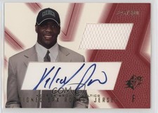 2001-02 SPx Signed SPx Rookie Jersey 248/800 Kedrick Brown (Red) #103 Auto 2d0