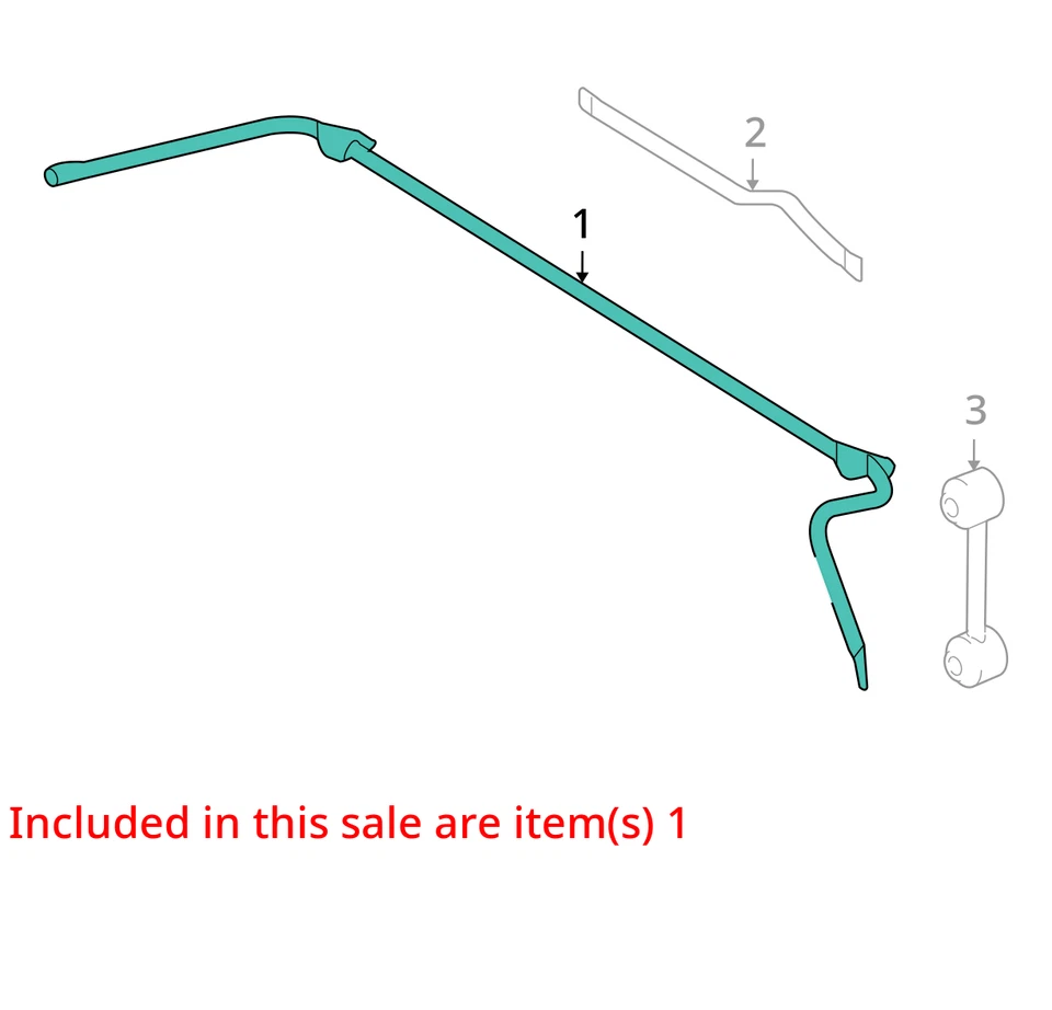 Barra estabilizadora trasera Ford FreeStyle 2007 AWD OEM 135 k millas - LKQ422741601 Foto 4 de 4