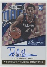 2015-16 Panini Prestige Checkerboard 6/25 Tyler Harvey #PPS-TH Auto s6i