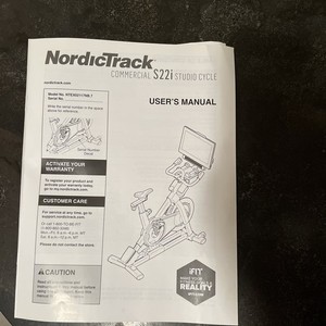 NordicTrack S22i Exercise Bike Black