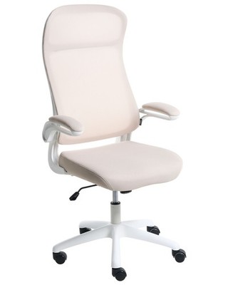Bürostuhl Stoff beige drehbar höhenverstellbar neigbar modernes Design Nexel