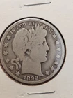 Better 1892 US Barber 90% Silver Half Dollar Coin Collection from Set I am Selli