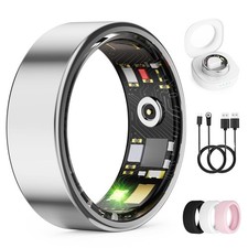 Smart Ring for Women  Men, Health Tracker Ring with Heart Rate, Blood Oxygen...