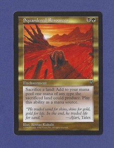 Squandered Resources Mtg | eBay