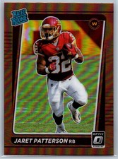 Jaret Patterson 2021 Donruss Optic Bronze Rated Rookie RC Prizm Rookie #297