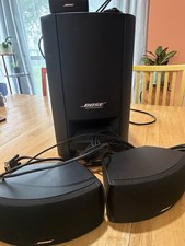 Bose CineMate Series II 2.1 Channel Home Theater Speaker System Black Remote