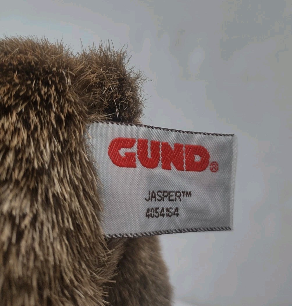 GUND 7.5" Brown JASPER Grizzly Bear Plush Toy, NEW W/ TAG 