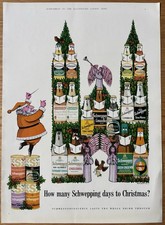 SCHWEPPES Schwepping Days Christmas ADVERT 1950&rsquo;s CHOIR SINGERS Edward Bartelt