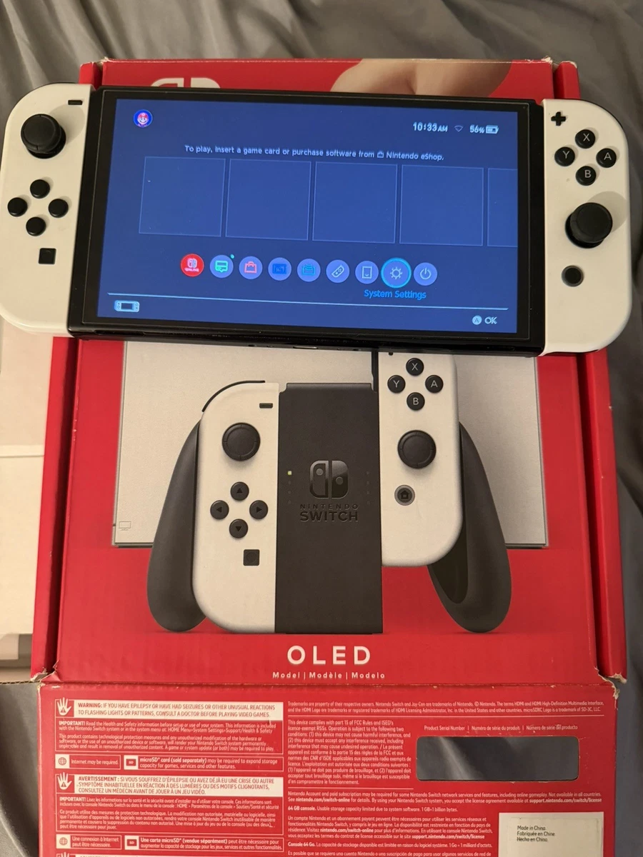 Nintendo Switch OLED Model Black 64GB Handheld Consoles for sale