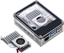 GeeekPi Official Acrylic Case for Raspberry Pi 5 with Active Cooler