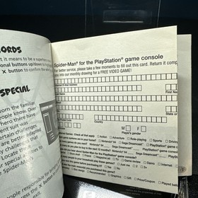 Spider-Man (PlayStation 1 PS1) Complete CIB Tested Working with Reg