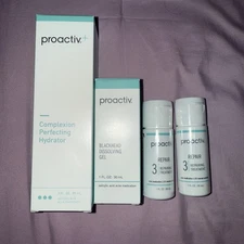 Proactive Set Of 4: Perfecting Hydrator, Blackhead Gel, Step 3: Repair Treatment