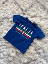 Italia Vintage Kids Graphic Tee Y2K 2000s Shirt Italy Size 3/4 3T-4T
