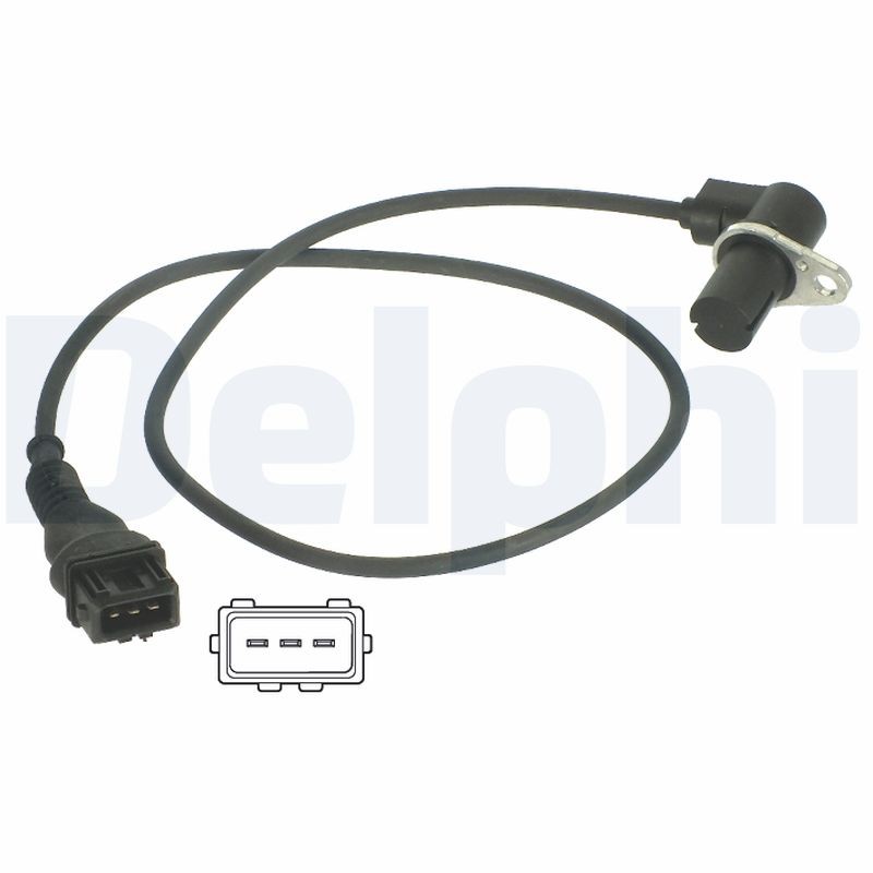 Fits DELPHI SS10893 Sensor, crankshaft pulse SS10893 Crankshaft position sensor