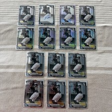 Jurdrick Profar 2024 Bowman Chrome Prospect Cards, Pearl Refractor, Auto, Mojo’s