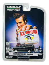 GREENLIGHT ACE VENTURA 1989 CHEVROLET BLAZER BLACK 1:64 DIE CAST MODEL 44880-E