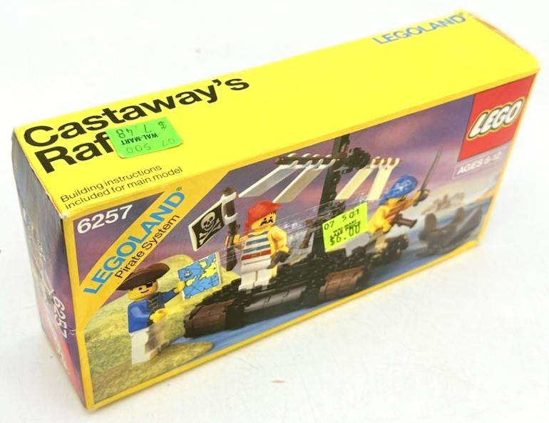 LEGO] 6257 Pirate Castaway Raft 100% complete No Instructions With