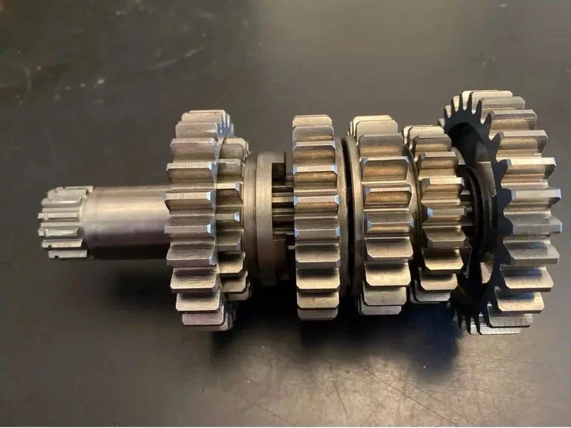 Conjunto de eje de engranajes de transmisión de 4 tiempos EC450 2003 gasolina gas 03 FSE 450 Foto 4 de 4