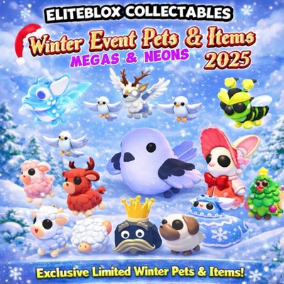 #ad Adopt your Pet💕Winter 2025 Event Pets Artic Dragon Maine Coon Snowball Pug 🎄 $3.99