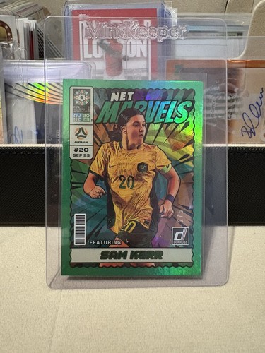 Sam Kerr Chelsea Australia Panini Donruss WC 2023 Net Marvels Orange # /5