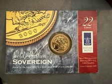 Gold Bullion Sovereign Coin