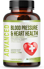 Heart Health Blood Pressure Support Supplement - Support Blood Pressure  Hea...