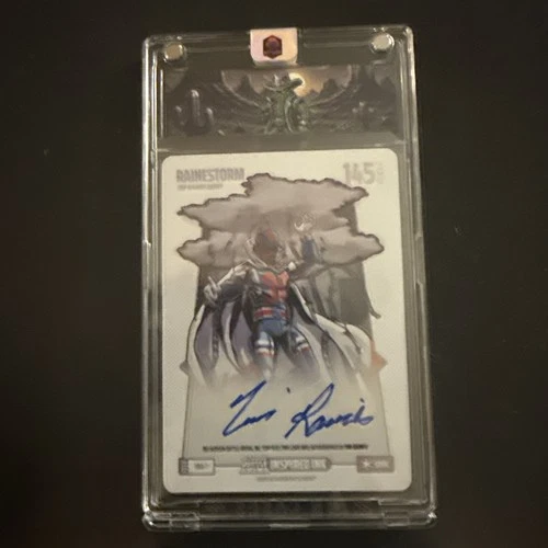 Rainestorm Tim Raines Auto Bo Jackson Battle Arena Inspired Ink 145 Steel SEALED