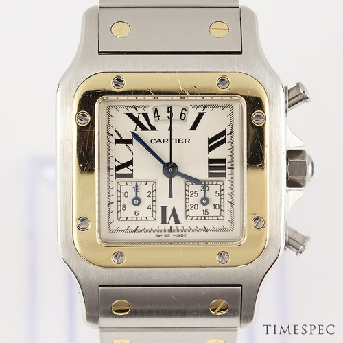 Cartier Santos Galbee Chronoflex 