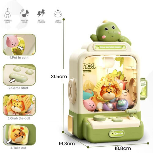 Indoor Entertainment for Kids Mini Vending Machines Electric Claw Machine Toy - Picture 7 of 8