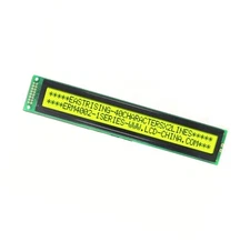 1PCS 40x2 4002 Character Monochrome LCD Display Module HD44780 Yellow Green