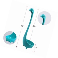 Nessie Soup Ladle And Colander Stands Upright Cookware Tableware Blue (set Of 2) Nessie Soup Ladle And Colander Stands Upright Cookware Tableware Blue (set Of 2)