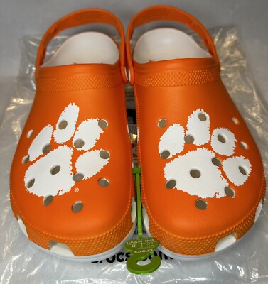 Clemson University Crocs Classic Tigers Clogs Men