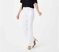 Peace Love World White Wash High Front Slit Jeans, White Wash REG 0 A377559