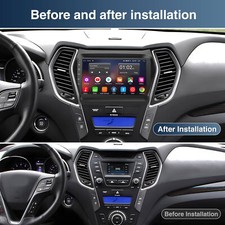For 2013-2017 Hyundai Santa Fe Android 12 Carplay Car Stereo Radio Gps Fm