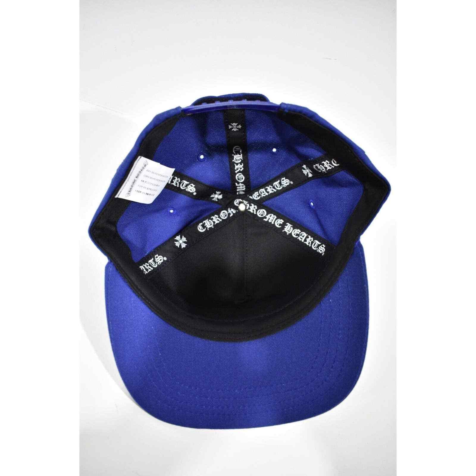 Chrome Hearts CH Logo Trucker Blue Orange Baseball Cap Snapback Adjustable  Hat