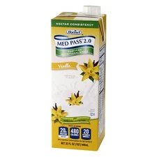 Med Pass 2.0 Oral Supplement Vanilla 32 oz. Box Ready to Use Case of 12