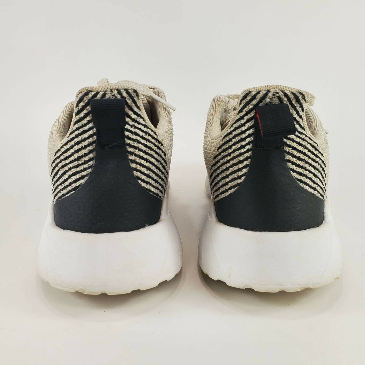 Adidas Mens Questar Flow Running Shoes Beige Black F36241 Lace Up