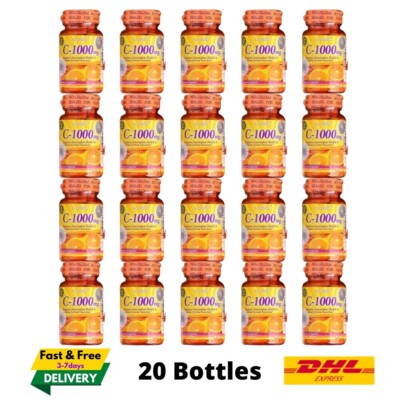 20x Acorbic Vitamin C-1000 MG Radiance Skin Antioxidant Immune Health Authentic