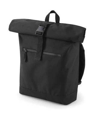 BagBase Roll-Top Rucksack Tasche Backpack Laptoptasche gepolstert Kurier BG855