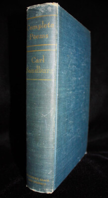 Complete Poems of Carl Sandburg  Harcourt, Brace and Company 1950 signed 1st ed