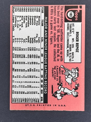 1969 Topps Baseball Finish/Complete Your Set 1-240 - Picture 311 of 443