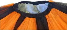 Tulle Halloween Women's Vintage Petticoats Bubble Tutu X-Large, Black-orange