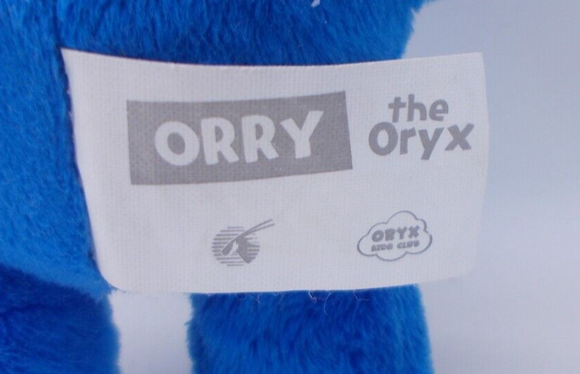 Orry the Oryx Kids Club Qatar Airways 2018 Plush Stuffed Animal Blue eBay
