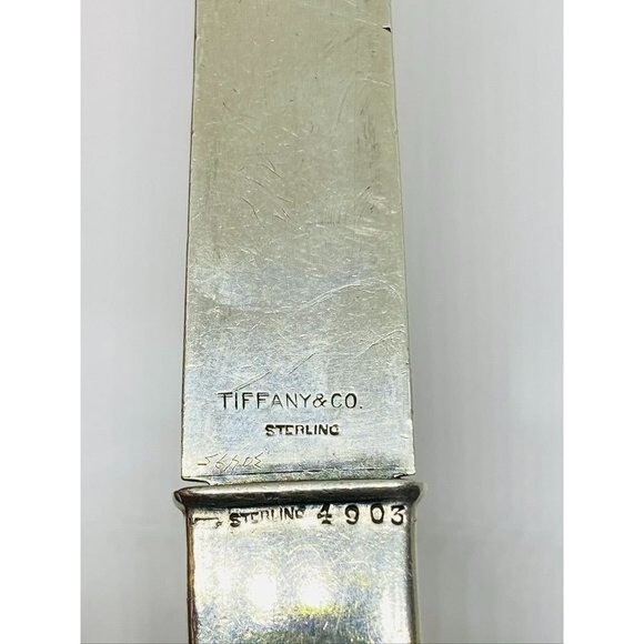 Tiffany & Co Silver Magnifying Glass Letter Opener Rare Office