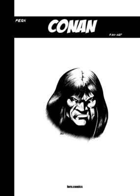 Conan - Conan Special, Hommage R.E.Howard, 30 Seiten, Album hc s/w, 