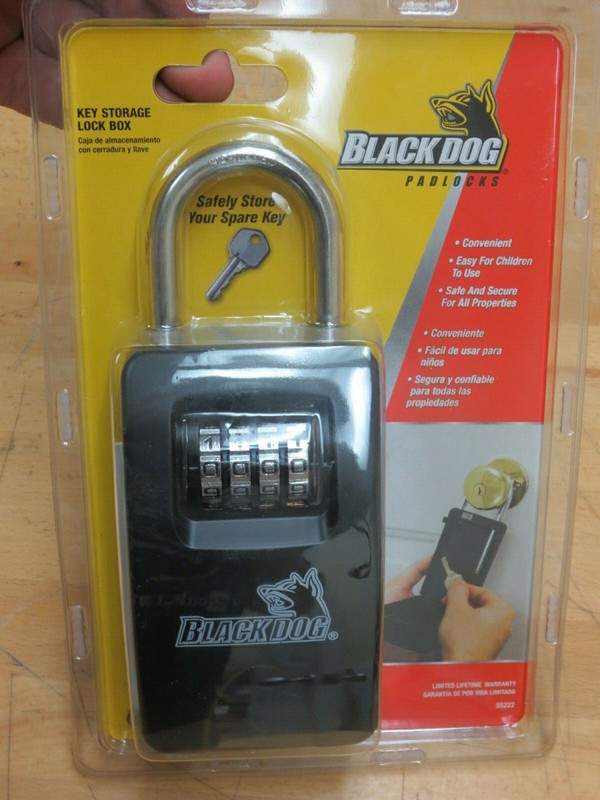 Ultra Hardware 55222 Black Dog Key Storage Lock Box, 2-3/8 x 4-1/4 Inch (Taiwan)