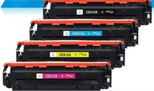 4PK Toner Compatible with HP 305A CE410A Set LaserJet Pro 400 M451dn MFP M475dn