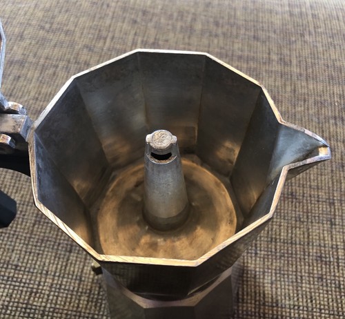 Vintage Bonjour Aluminum Stovetop Camping Espresso Coffee Maker 1 Cup Percolator - Picture 5 of 8