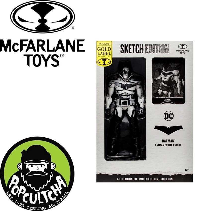 McFarlane Toys バットマン ホワイトナイト スケッチエディション McFarlane Toys DC Multiverse Batman White Knight Sketch